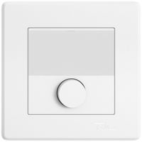 UP-Montageset EDIZIO.liv SNAPFIX® für Sonnerie-Drucktaster mit Namensschild ws