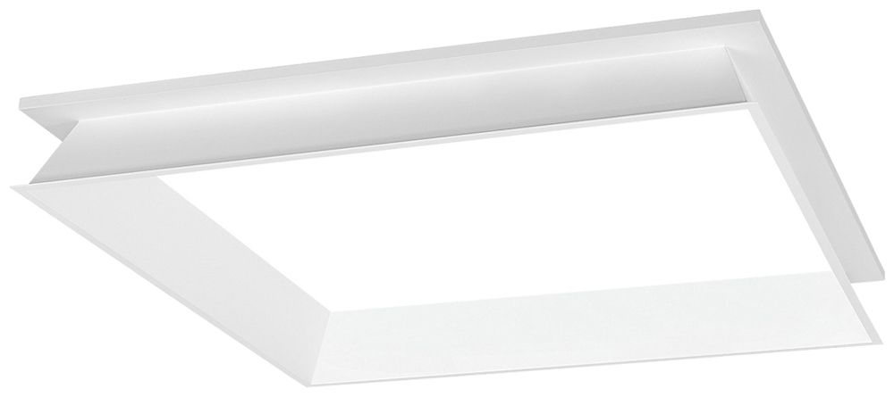 Cadre d'encastrement SLV PANEL 625 acier 625×625×71mm blanc