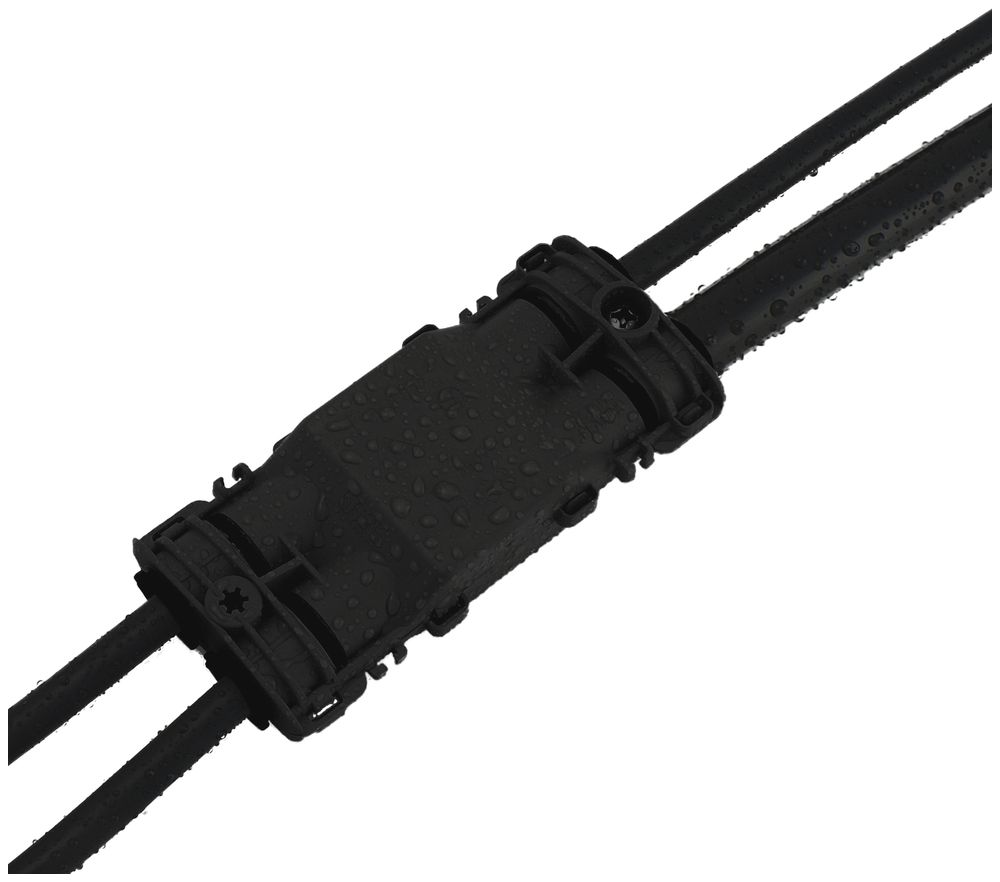 Abzweigbox Paguro schwarz 3×4mm² IP68