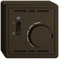 Thermostat d'ambiance AP EDIZIO.liv SNAPFIX® avec interrupteur 230VAC 50Hz br