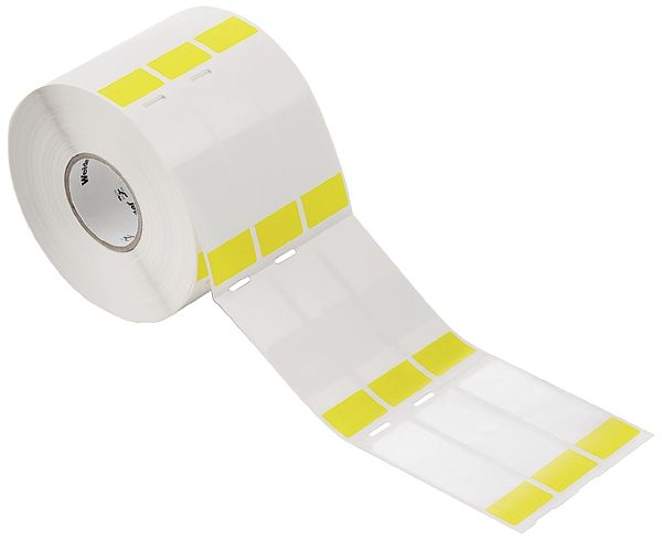 Étiquette pour marqueur de câble WM THM WO p.Ø4.8…19.4mm 76mm polyester jaune