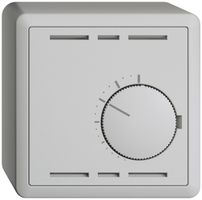 AP-Raumthermostat 24V EDIZIOdue hellgrau ohne Schalter