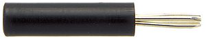 Prüfstecker Woertz 2.3mm schwarz