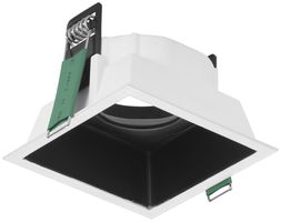 Cadre de montage LUDOSPOT 50 SQUARE DECO TILT, 75×75mm INC, blanc/noir