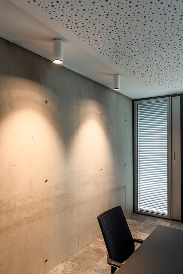 LED-Deckenleuchte SLV NUMINOS M DALI 20W 1970lm 3000K 36° Ø85×185mm weiss