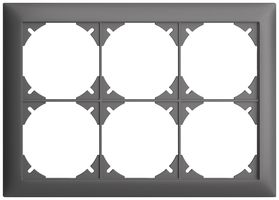 En-tête ENC EDIZIOdue SNAPFIX® 2×3 horizontal 208×148mm gris foncé