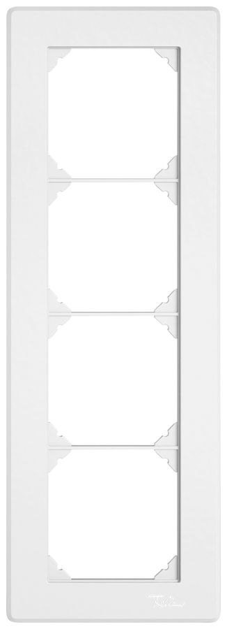 UP-Abdeckrahmen EDIZIO.liv SNAPFIX® 4×1/1×4 96×276mm ws