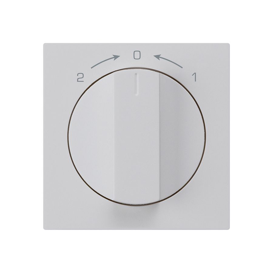 Frontset für Schwenktaster hellgrau 60×60mm kallysto 1->0<-2