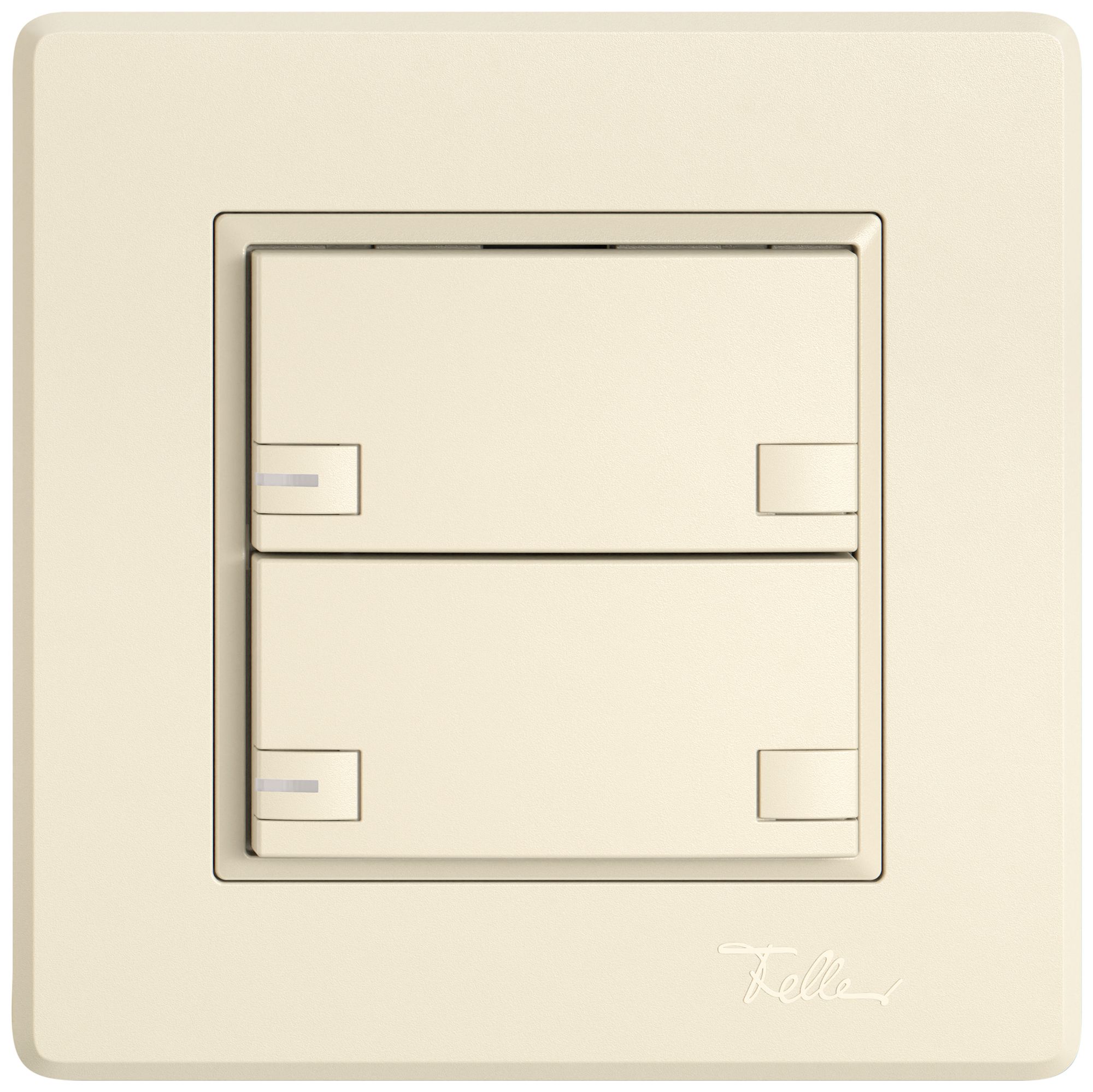 UP-Universaltaster EDIZIO.liv UNI SNAPFIX® 5…48V m.LED blau 2× 2-Tbed.cr