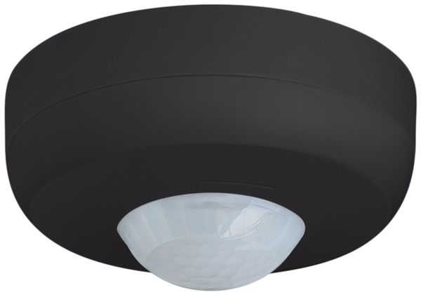 AP-Präsenzmelder Luxomat PD2 S 360 AP ST KNX, schwarz