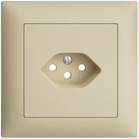 UP-Frontset EDIZIOdue vanille 88×88mm 1×T13