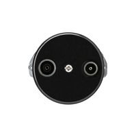 Einsatz zu UP-Antennendose basico TV-R 23dB Durchgangsdose schwarz