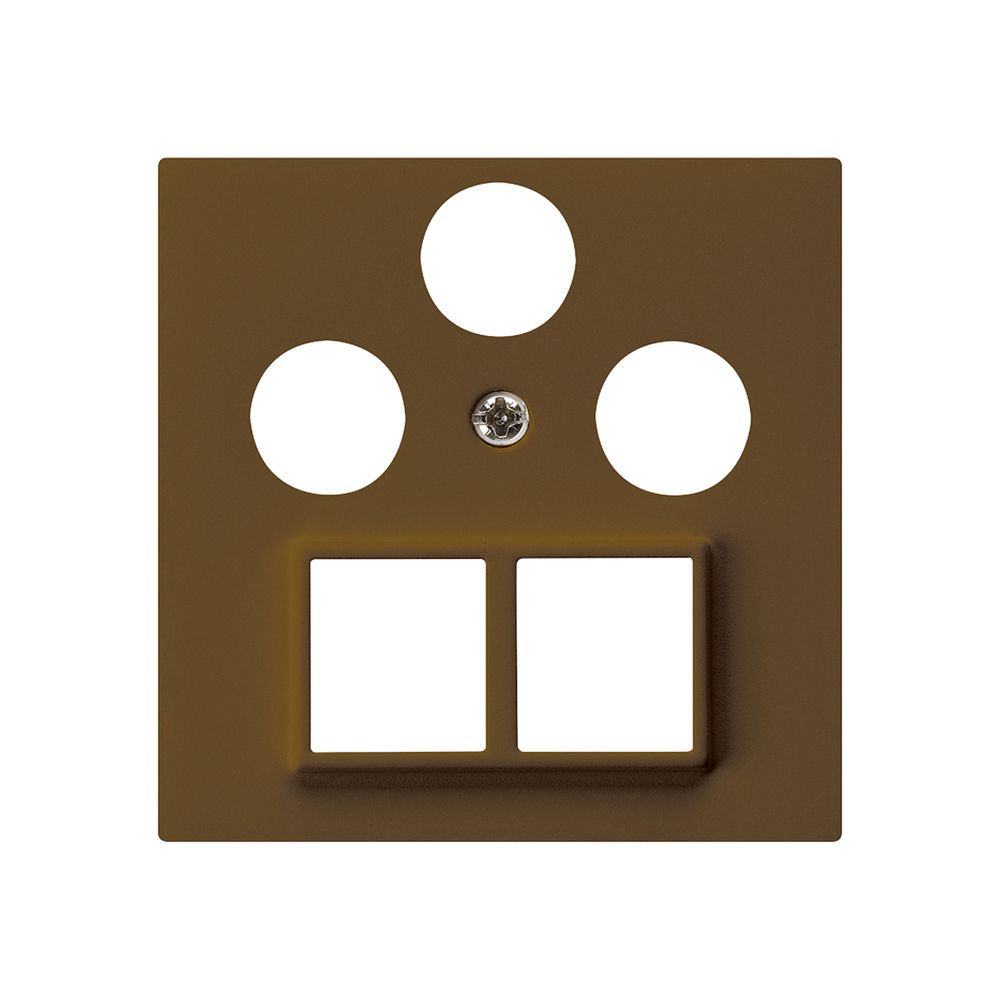 Plaque frontale HMS kallysto pour R/TV/SAT brun