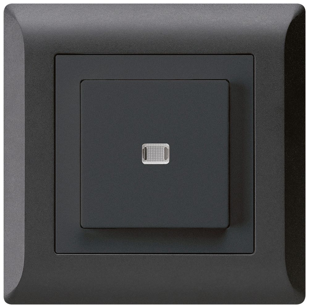 UP-Leuchtdruckschalter kallysto.line 3/1L schwarz