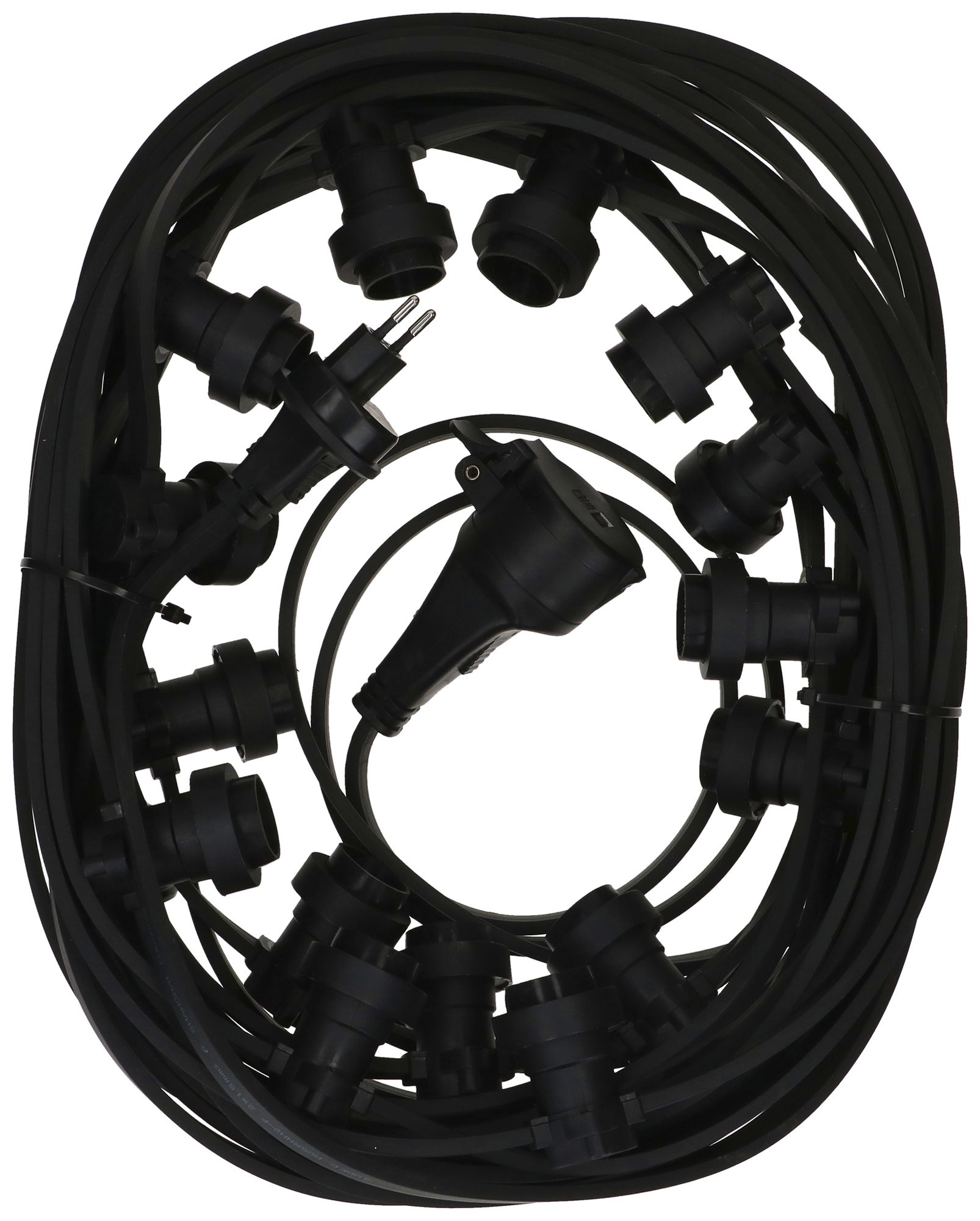 Lichterkette MH ILLU5X13 230V 2300W 10×E27 11.5m IP44 sz