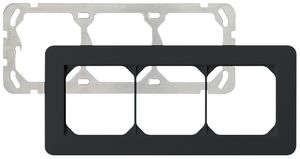 En-tête ENC kallysto.trend 1×3 noir horizontal