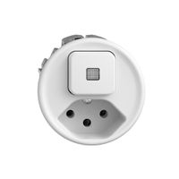 Leuchtkombination LS 3/1L+T13 STANDARDdue weiss mit Linse, LED gelb