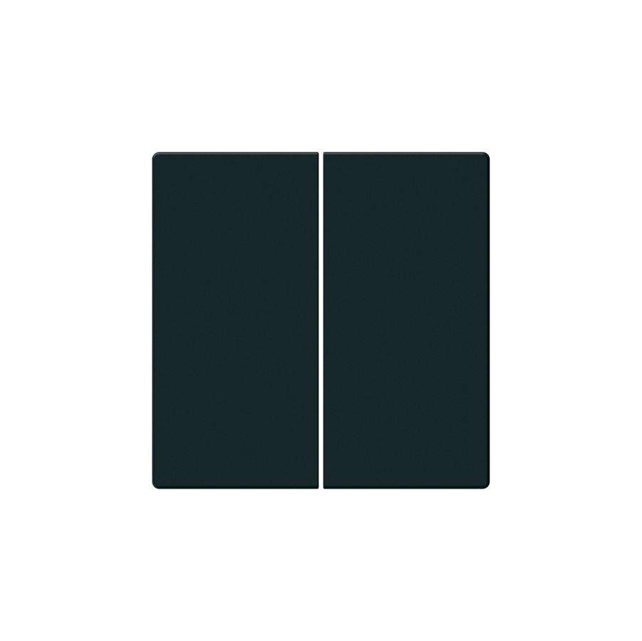 Face poussoir KNX Hager BA kallysto Z double noir 45×45mm