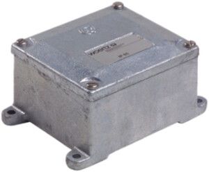 Abzweigdose Guss Woertz IA 2×M40 grau