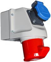 AP-Steckdose CEEtyp 5L 16A 6h Mini-Kombi, Typ23, IP44