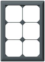 UP-Abdeckrahmen kallysto.line 3×2 anthrazit 152×212mm