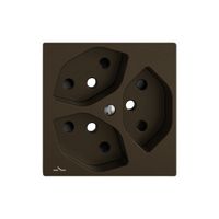 Montageset EDIZIO.liv SNAPFIX® für 3×T13 getrennt Shutter br