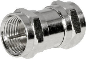 Verbindungsstecker R/TV m-m DIN schraubbar