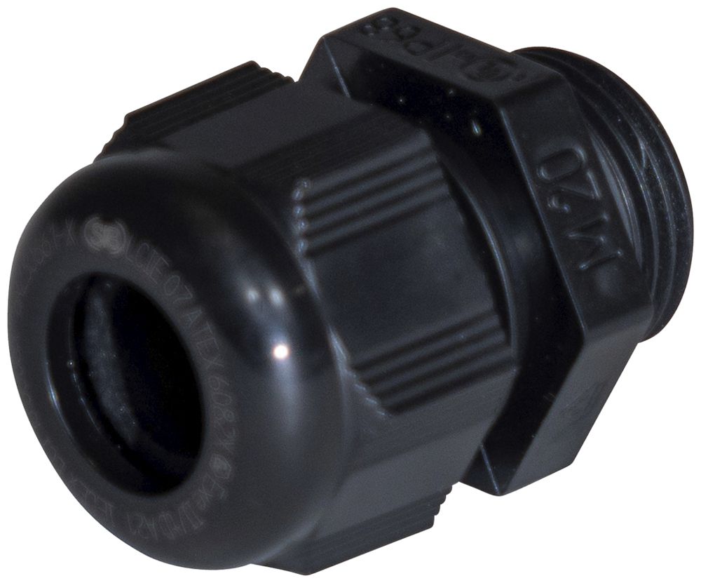 Pressacavo ATEX M20 per cavo Ø7…14mm 10mm PA IP68 nero