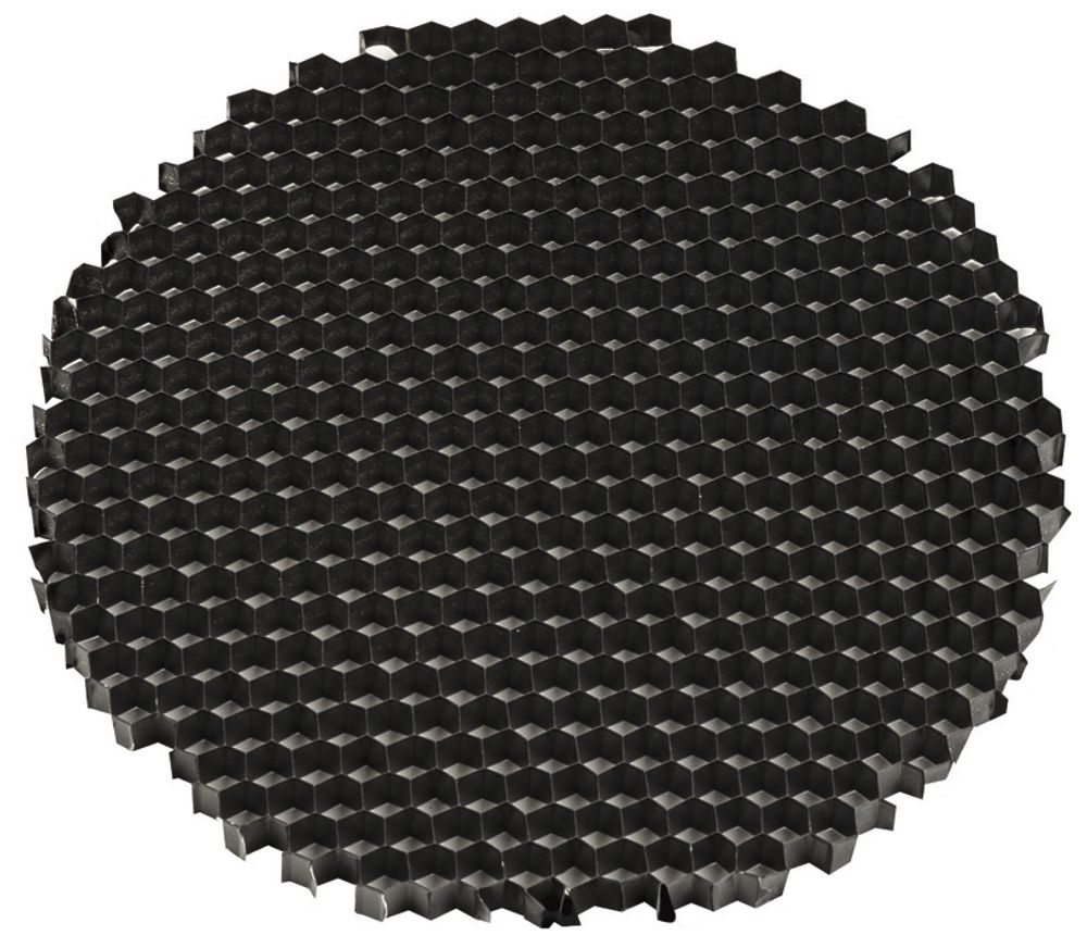 Frangiluce a nido d'api SLV per lpda terreno LED INS DASAR 270 SYM, Ø130mm, nero