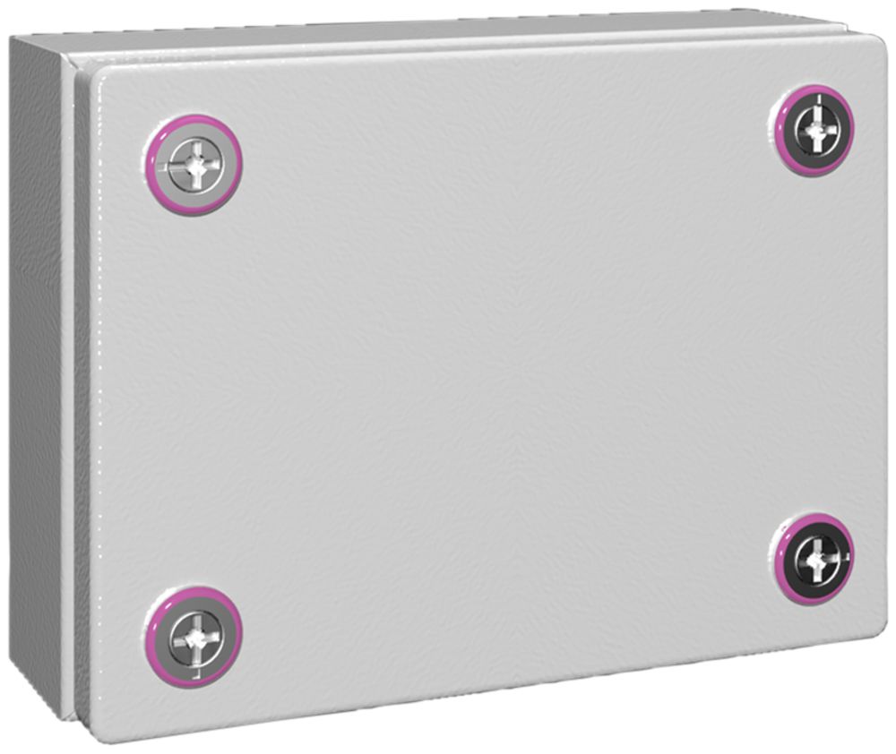 Petit boîtier Rittal KX Jonction, IP66, 200×150×80mm, tôle d'acier