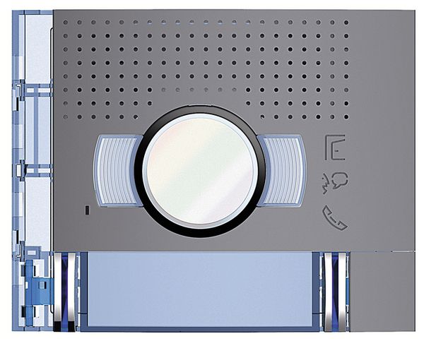 Façade pour module haut-parleur/caméra d.porte 60° Sfera 2 boutons gris graphite