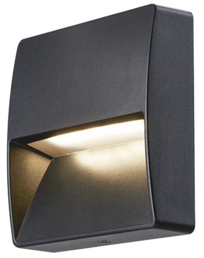 Applique LED SLV DOWNUNDER OUT SQUARE 4.5W 150lm 3000/4000K IP65 anthracite