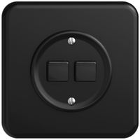 UP-Nebenstelle Schalter STANDARDdue Wiser SNAPFIX® 2 Kanal 2 Tasten sz