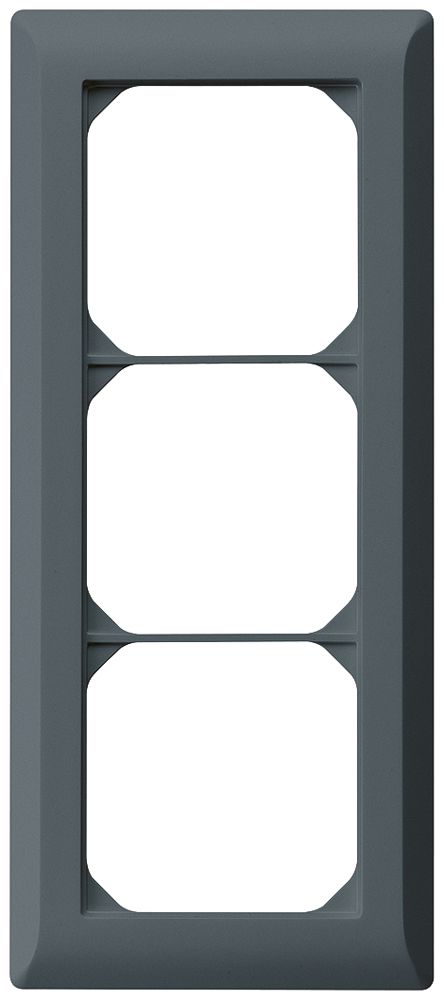 UP-Abdeckrahmen kallysto.line 3×1 anthrazit 92×212mm