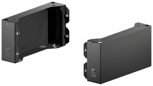 Copertura zoccolo Rittal AX 2830.420 400×200mm set later. lam. d'acciaio ne 2pz