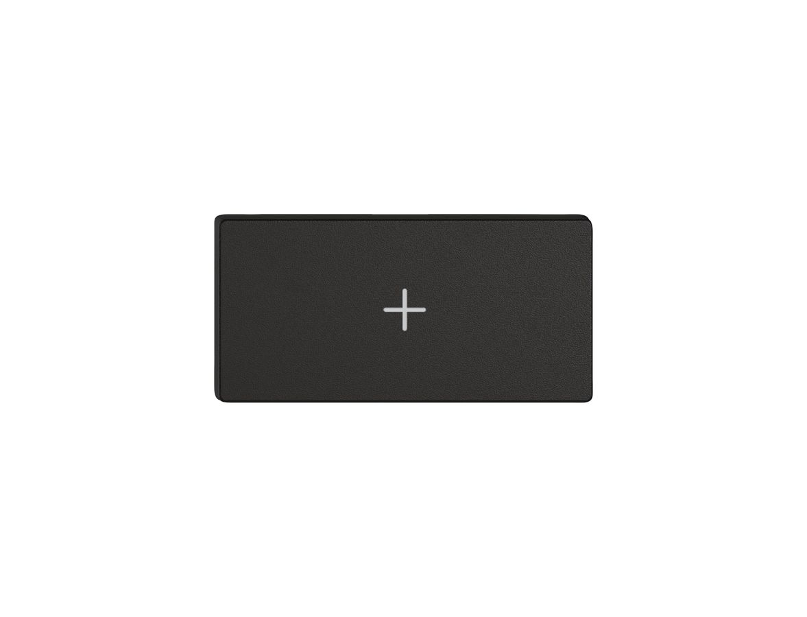 Taste 1/2 EDIZIO.liv Wiser mit SNAPFIX® vert.mit Symbol + (Plus) sz