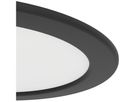 Downlight LED Eglo FUEVA 12W 0…1150lm 2700…6500K IP44 REG Ø168×40mm nero