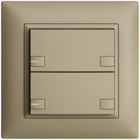 Pulsante univ. INC 2×2t mors. innest. EDIZIOdue sand con LED