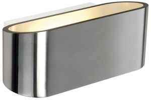 Wandleuchte SLV OSSA, R7s 100W up/down oval IP20 Aluminium gebürstet