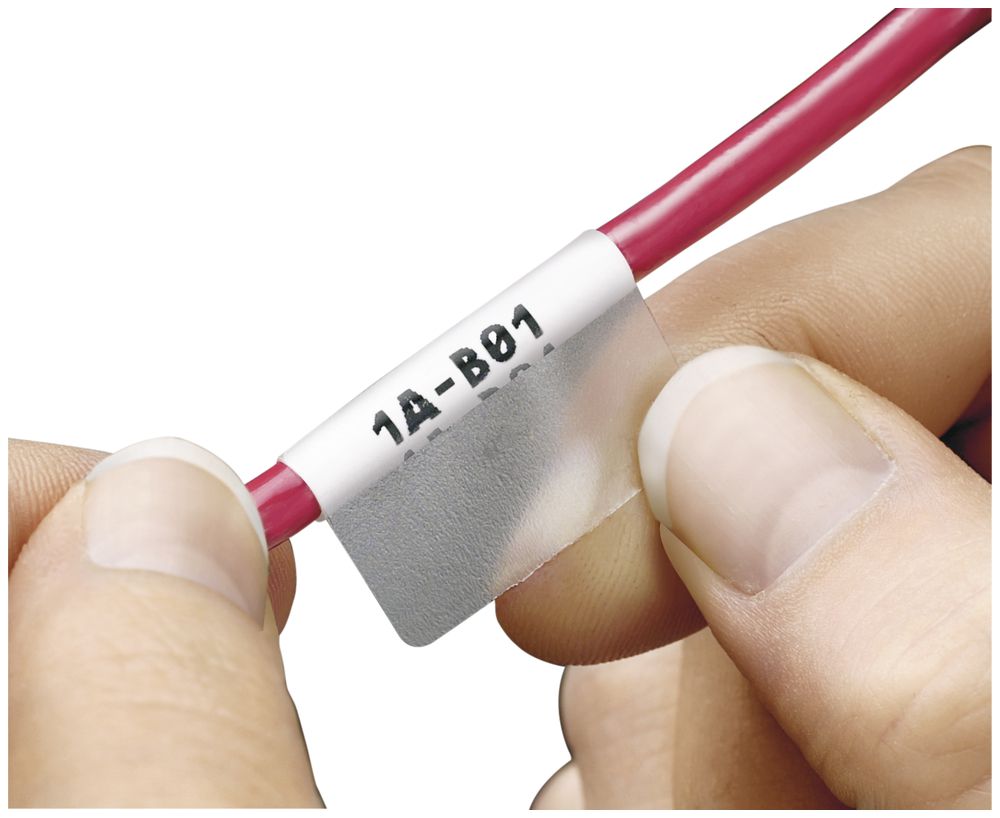 Ruban de marquage 25.4×38.1mm à 200 marquages blanc