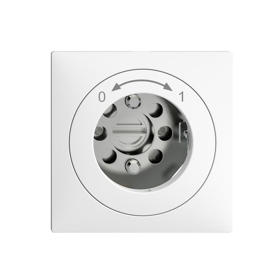 Contact pivotant ENC 0<-->1 EDIZIOdue blanc pour serrure, s.cyl.