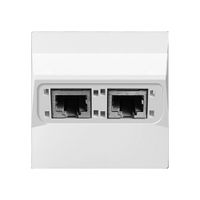 UP-Anschlussdose SIDUS 2×RJ45 weiss