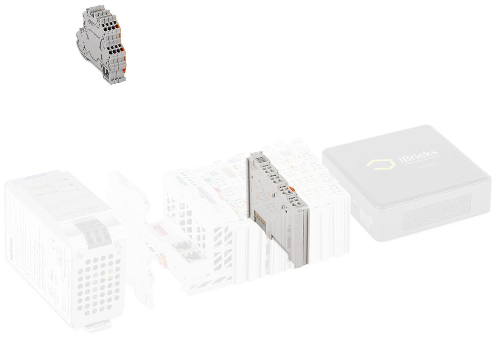 Kit d'extension API WAGO "température PT1000", entrée analogique 4c pour PT1000