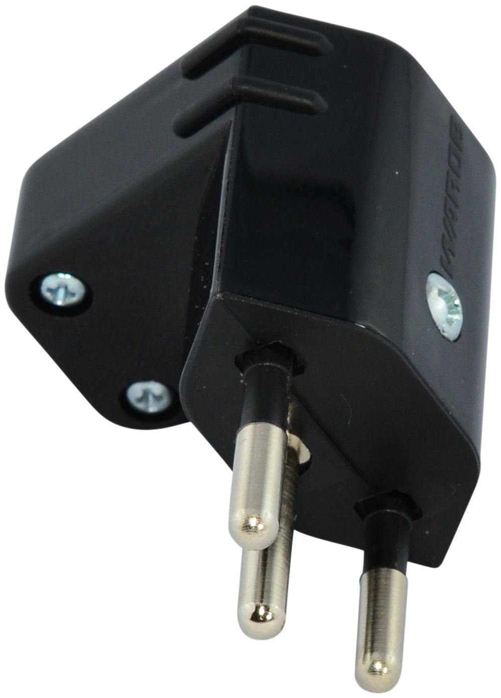 Stecker Warob T12 Einführung vertikal schwarz