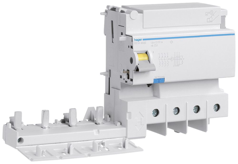 Fehlerstrom-Block Hager 4polig 230…400V 0.03A A 125A