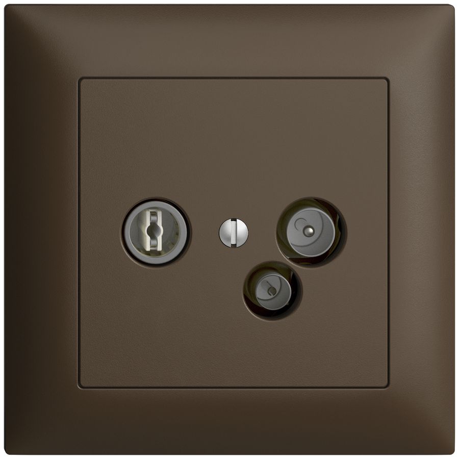 UP-Antennendose TV-R-Daten DD15 5…65MHz EDIZIOdue coffee