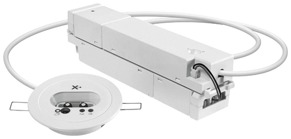 Luminaire de secours ESYLUX SLG LEDi SC/C montage dans plafond