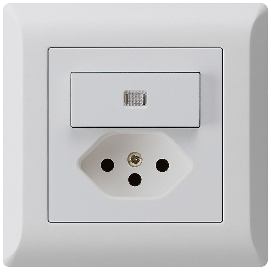 UP-Leuchtkombination 3/1P+T13 hellgrau kallysto.line