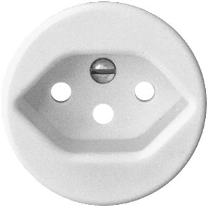 Frontset FH zu Steckdose T13 weiss