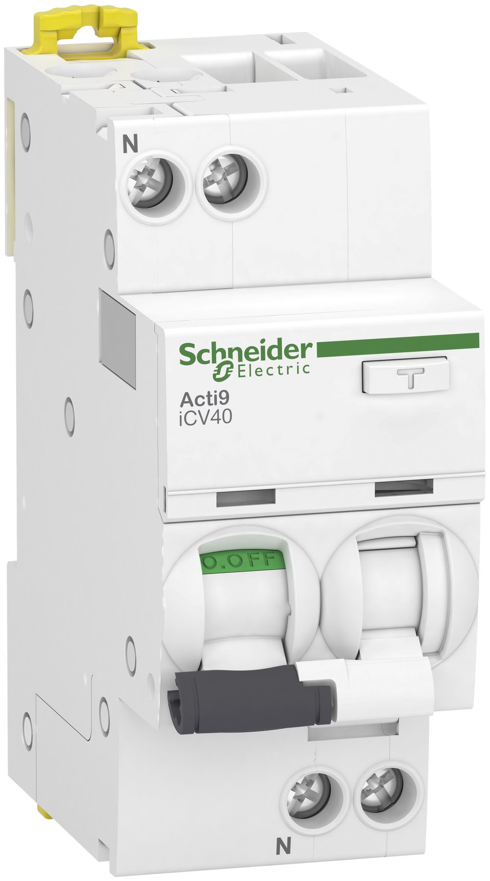 Disgiuntore differenziale SE Clario iC40 1LN 10A 30mA (C) 4.5kA t.A